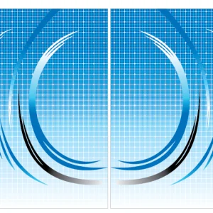 Chinito Puntos Lineas Celeste