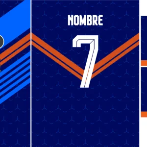 Chinito azul y naranja