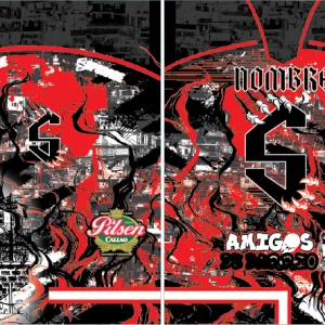 Chocolatera Futsalero Grunge 25