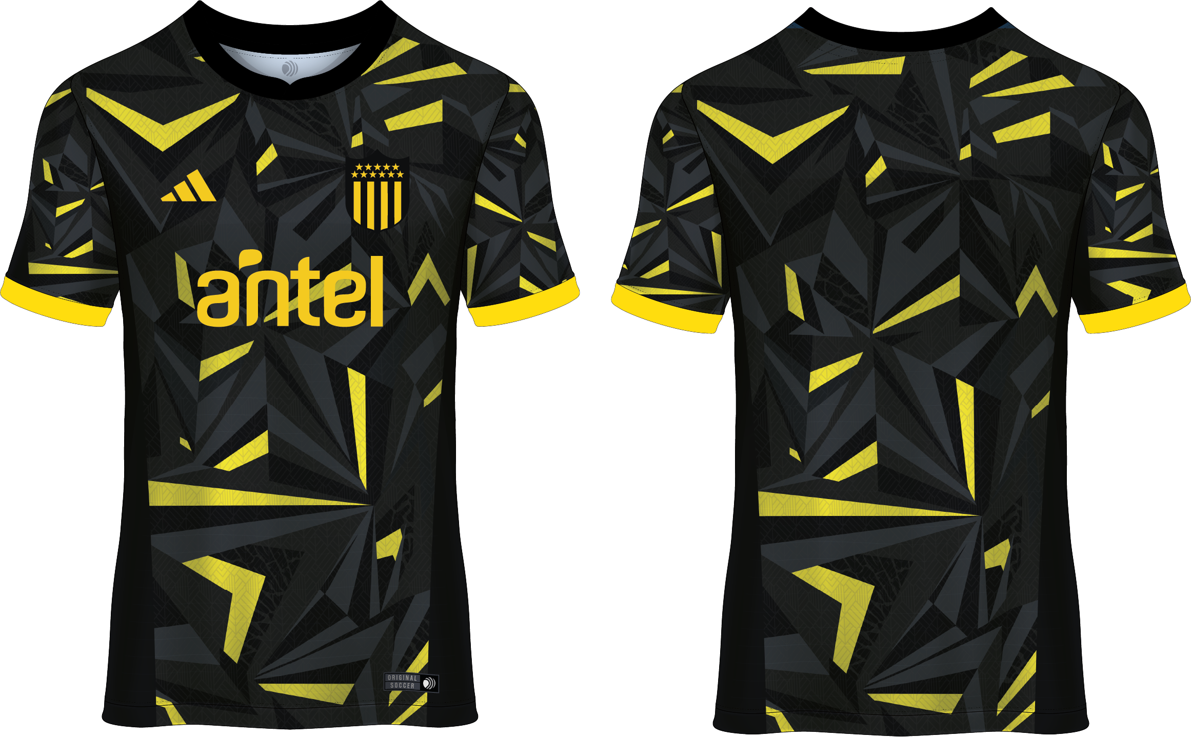 Camiseta Atlético Peñarol Triangulos