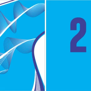 Design Celeste lineas onduladas