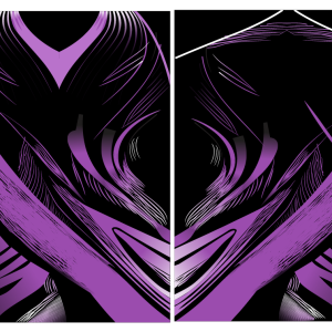 Design IA Negro Morado