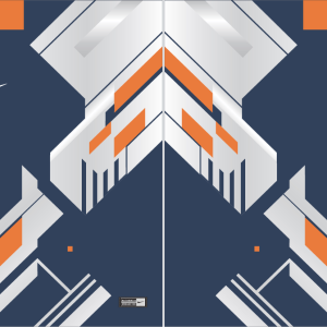 Design IA Nike Azul-Plata