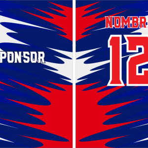 Design Sponsor Curvilineo Azul