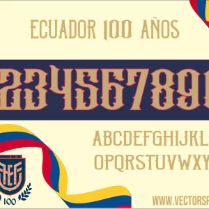 Ecuador Conmemorativa 100 Años