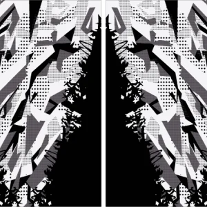 Fergus Geometric Blanco