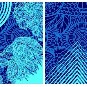 Fergus Leon Mandala Azul 24 PRO