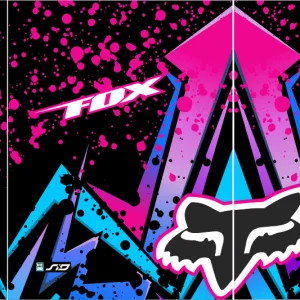 Fox Motocross Degrade Fucsia
