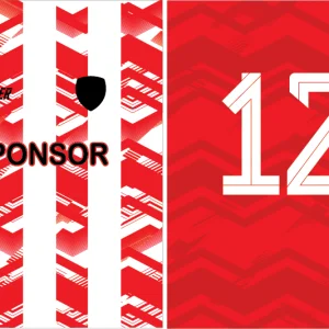 Geometric Portero Rojo 25