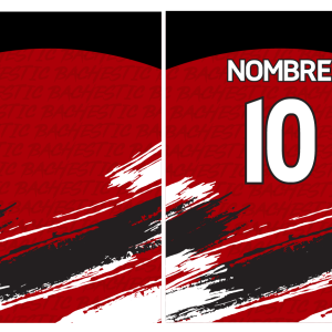 Grunge Rojo Negro Bachestic