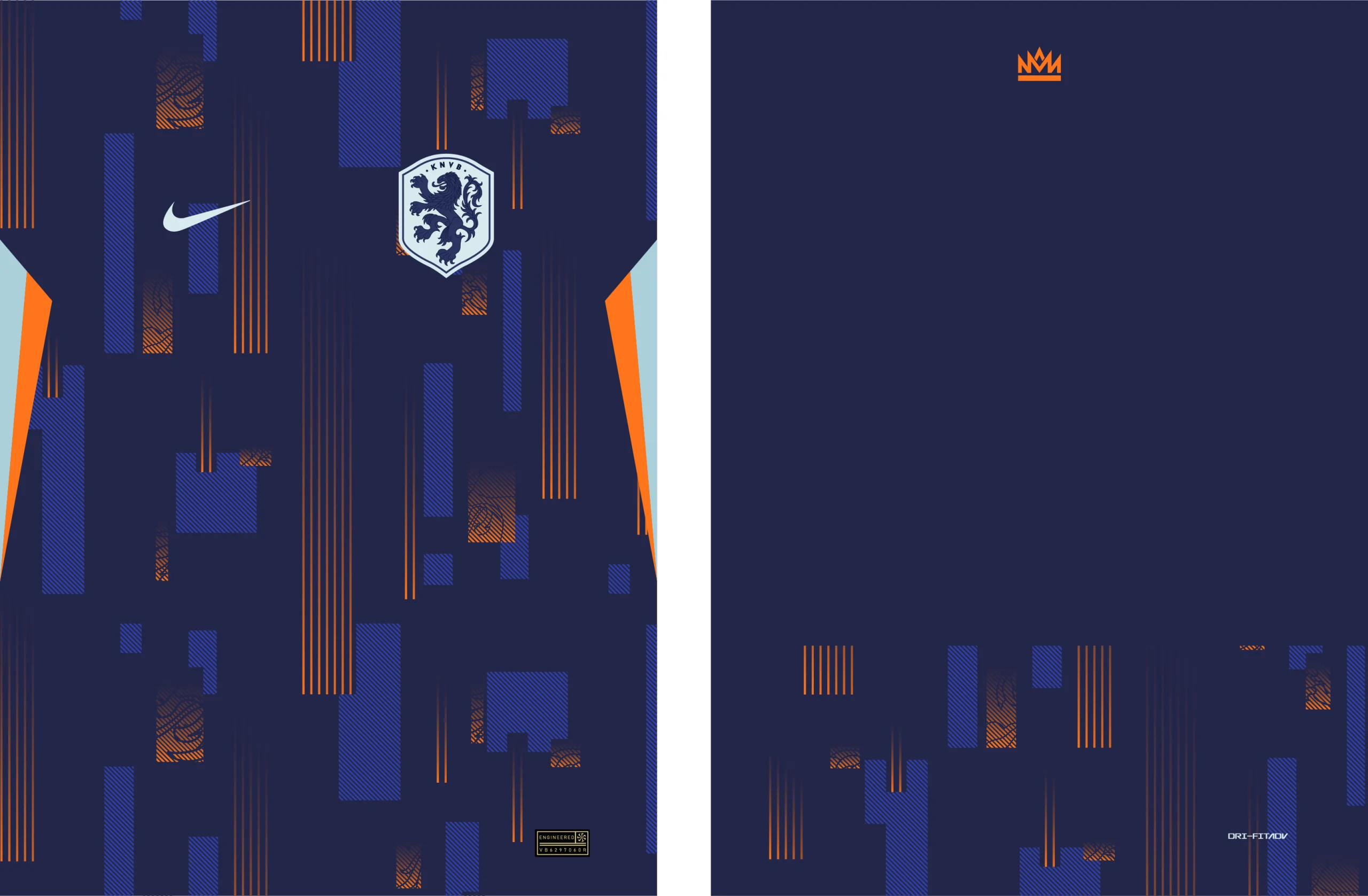 Países Bajos Away Kit Euro 2024