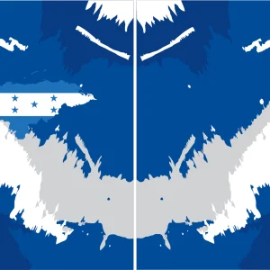 Honduras Grunge Azul