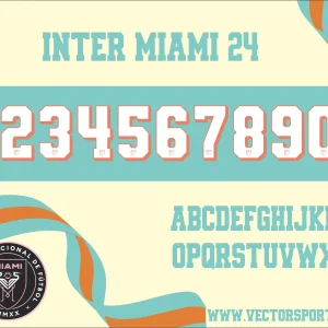 Inter Miami 24 Tipografia