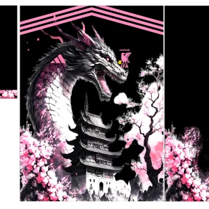 Japon Dragon Concept Rosa 25