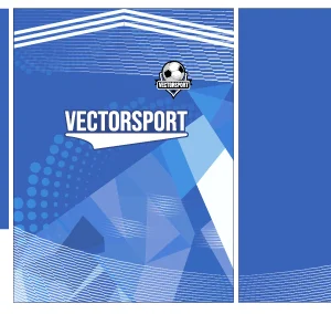 Jersey Abstracto Azul - Celeste