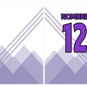 Jersey Lila Blanco 25