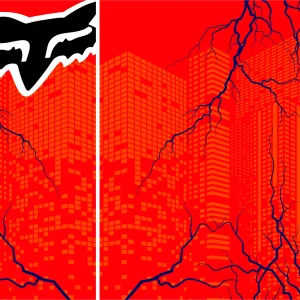 Jersey Motocross Fox Orange