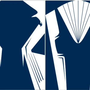 Jersey Voley Azul Blanco