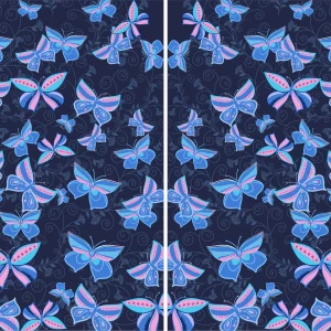 Mariposa Floral Colores