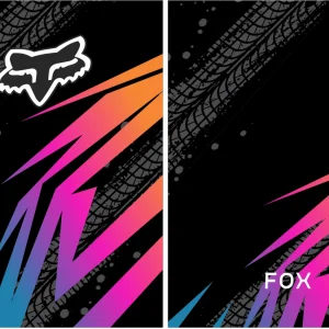 Motocross Fox Degrade Neon