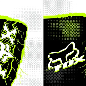 Motocross Fox Verde Fluor