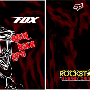 Motocross Fox RockStar Vino