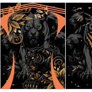 Pantera Interclasse Floral Black