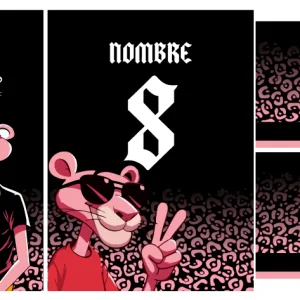 Pantera Rosa Gold Chain 25