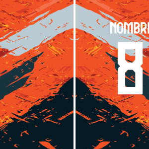 Pattern Geometric Grunge Naranja