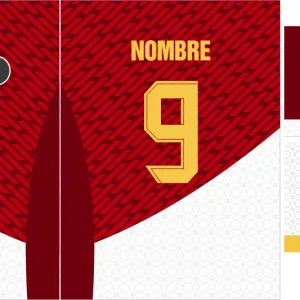 Pattern Jersey Red VS25