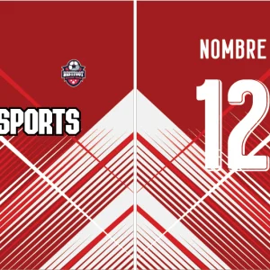 Pattern Sports Rojo Blanco