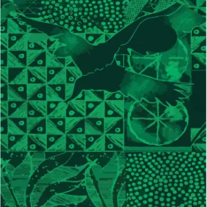 Pattern jersey verde 26