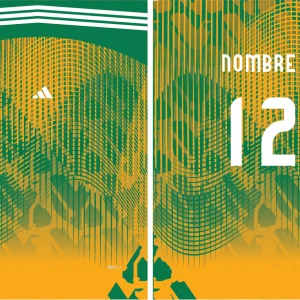 Patterns Jersey Amarillo Lineas