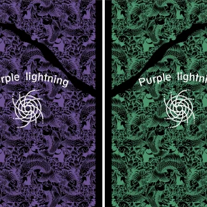 Purple Lightning Design