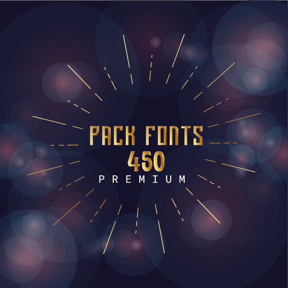Fonts - Fuentes Pack 450 Premium