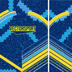 Sport Geometric Azul Hexagono