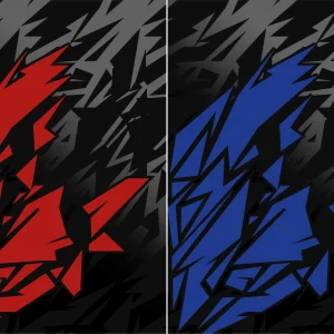 Sports Pattern Geometrico Red