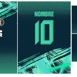 Textampar Grunge green jersey 25