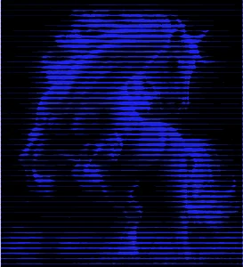 Textura Semitono Linea Caballo