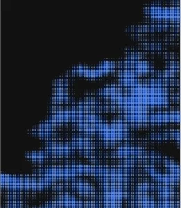 Textura punteada raspada