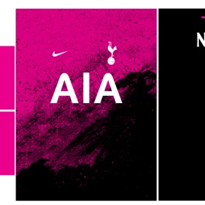 Tottenham Hotspur F.C. Pink Grunge