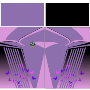 Voley Morado Mariposas