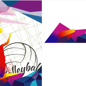 Voleyball Colores Lineas