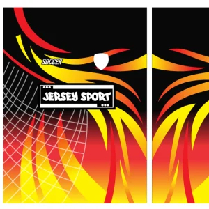 Volleyball Jersey Black Degrade