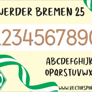 Werder Bremen  Tipografía  25