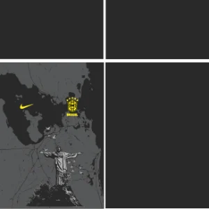 Brasil Cristo Redentor Gris