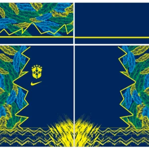 Brasil Floral Azul 20