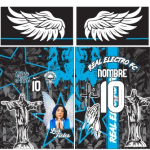 Chocolatero Futsalero Negro-Cyan