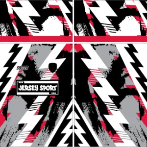 Grunge Rojo Gris Sport