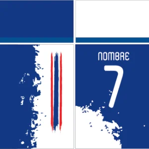 Jersey Grunge azul y blanco 26